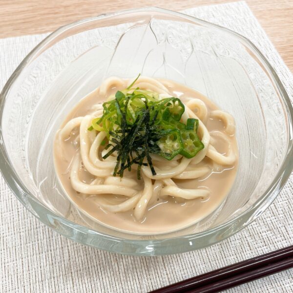 【さらさら・飲む】冷製豆乳うどん